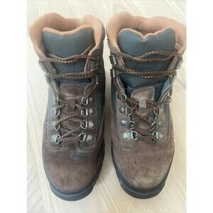 Timberland 95354 Euro Hiker Green/Brown Lace Up Suede Boots Women’s 7.5M